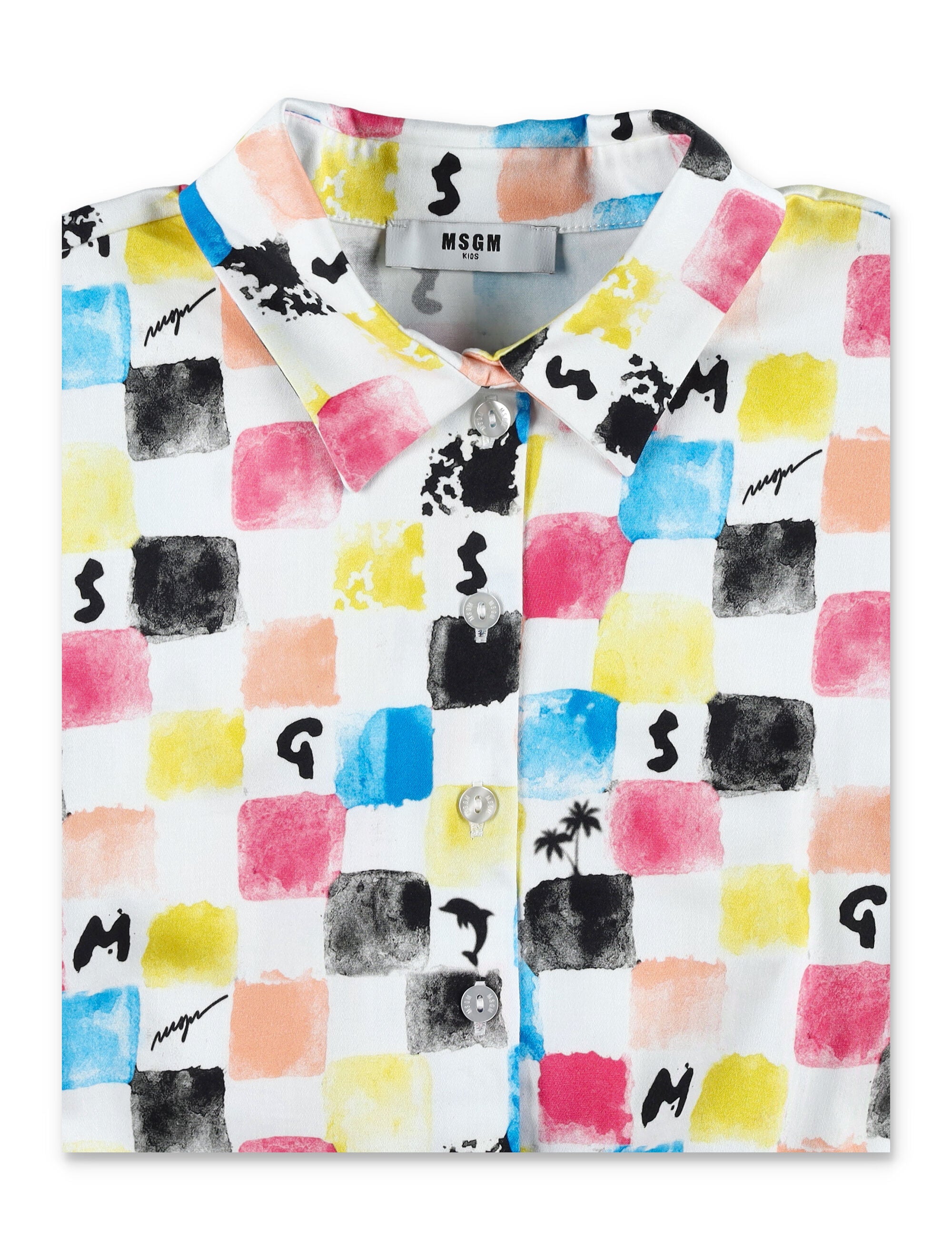 MSGM KIDS-OUTLET-SALE-Shirts BUNT-ARCHIVIST