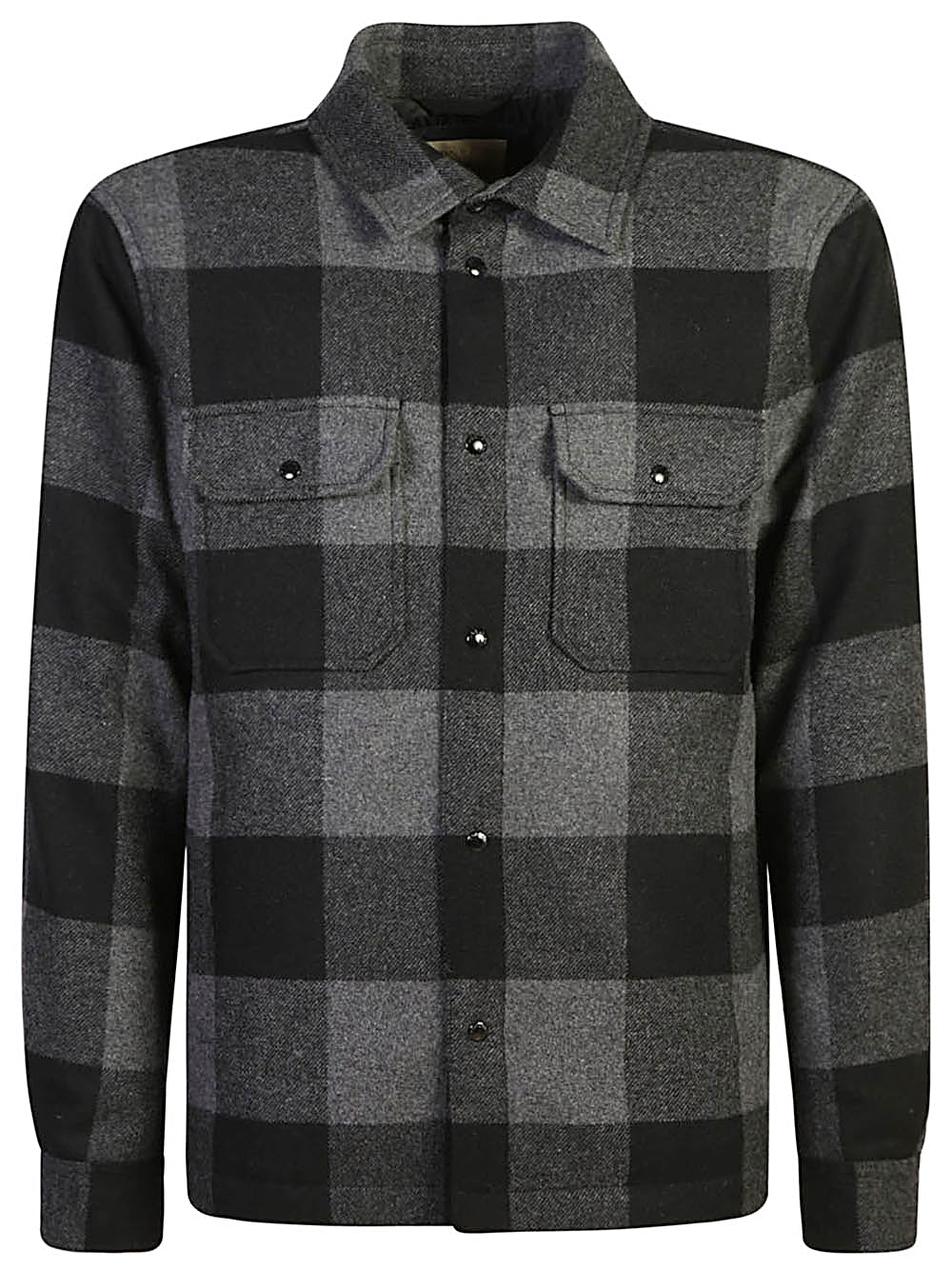 Woolrich-OUTLET-SALE-Shirts GRAU-ARCHIVIST