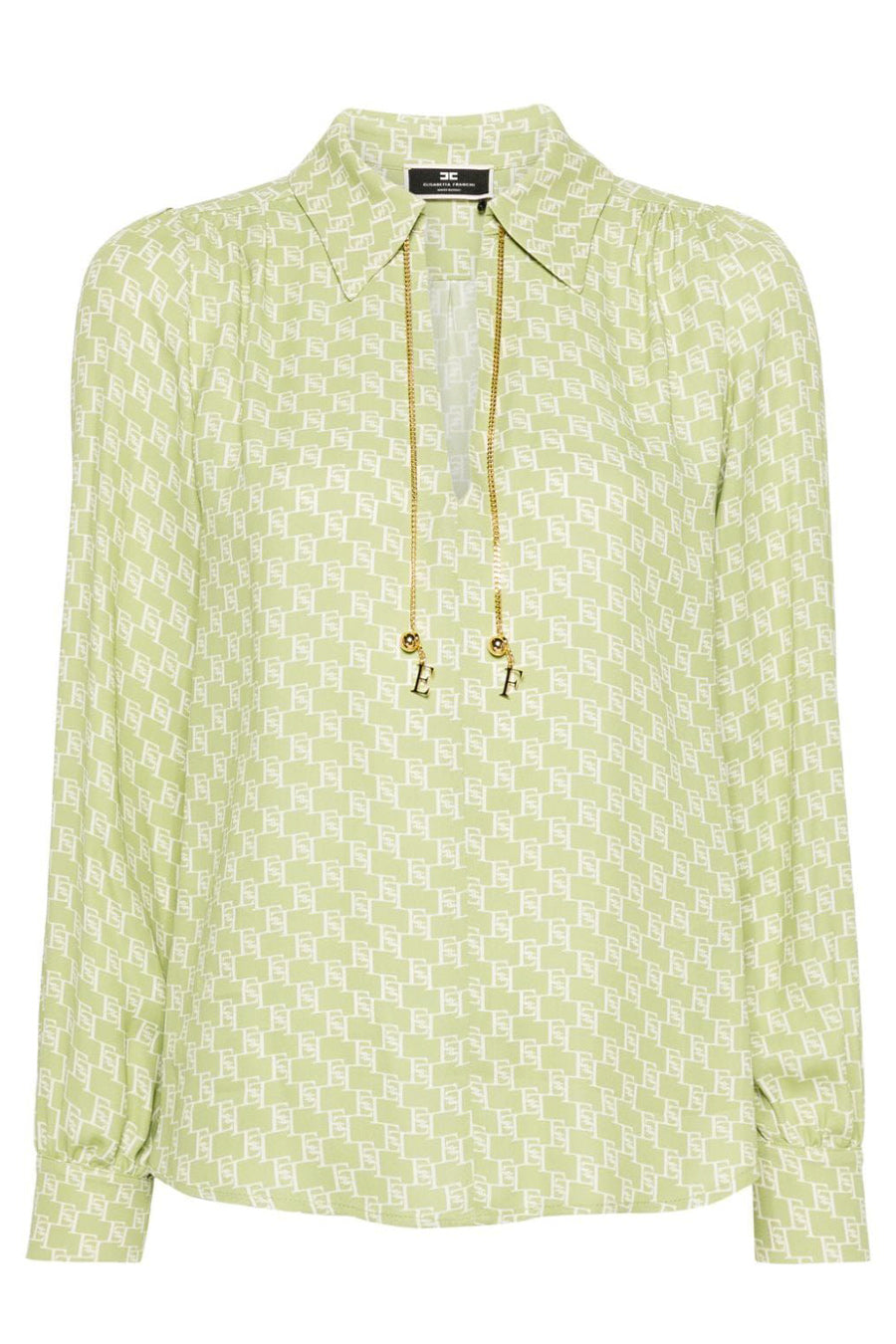 ELISABETTA FRANCHI-OUTLET-SALE-Shirts GRÜN-ARCHIVIST