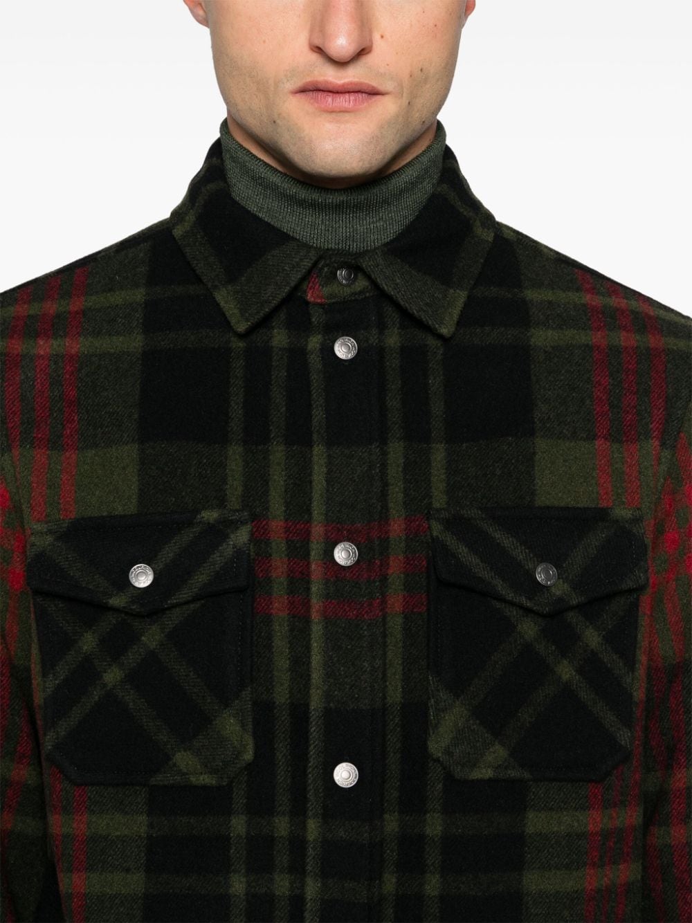 Woolrich-OUTLET-SALE-Shirts GRÜN-ARCHIVIST