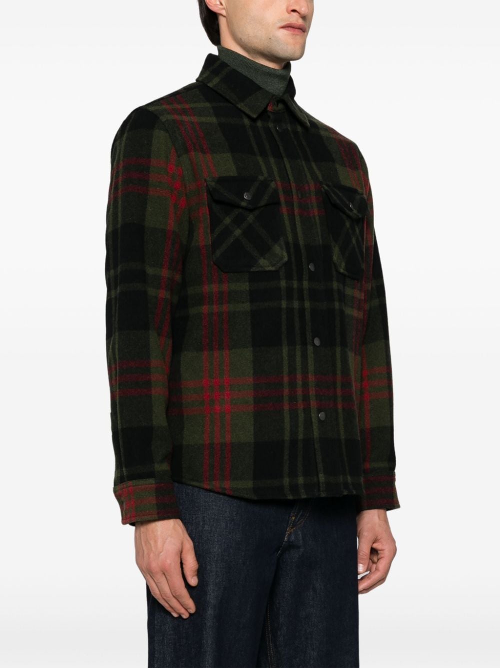 Woolrich-OUTLET-SALE-Shirts GRÜN-ARCHIVIST