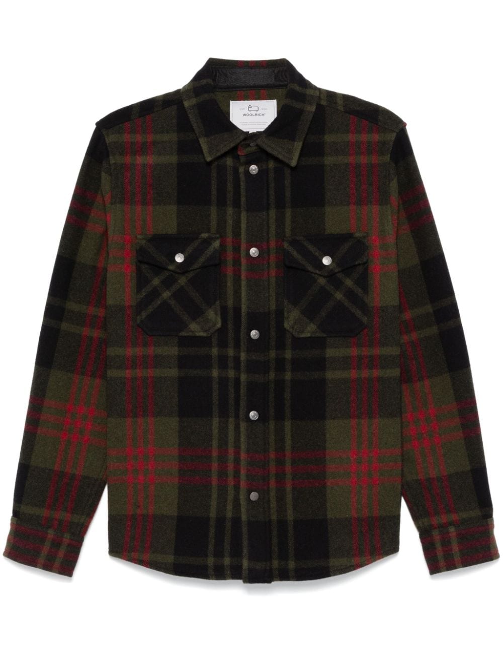 Woolrich-OUTLET-SALE-Shirts GRÜN-ARCHIVIST