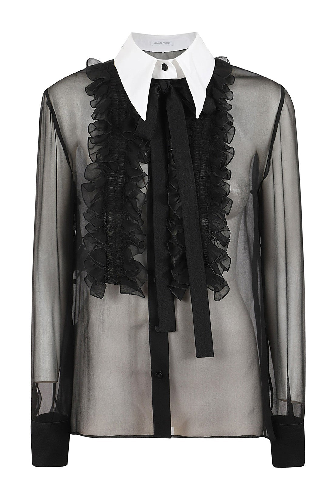 Alberta Ferretti-OUTLET-SALE-Shirts SCHWARZ-ARCHIVIST