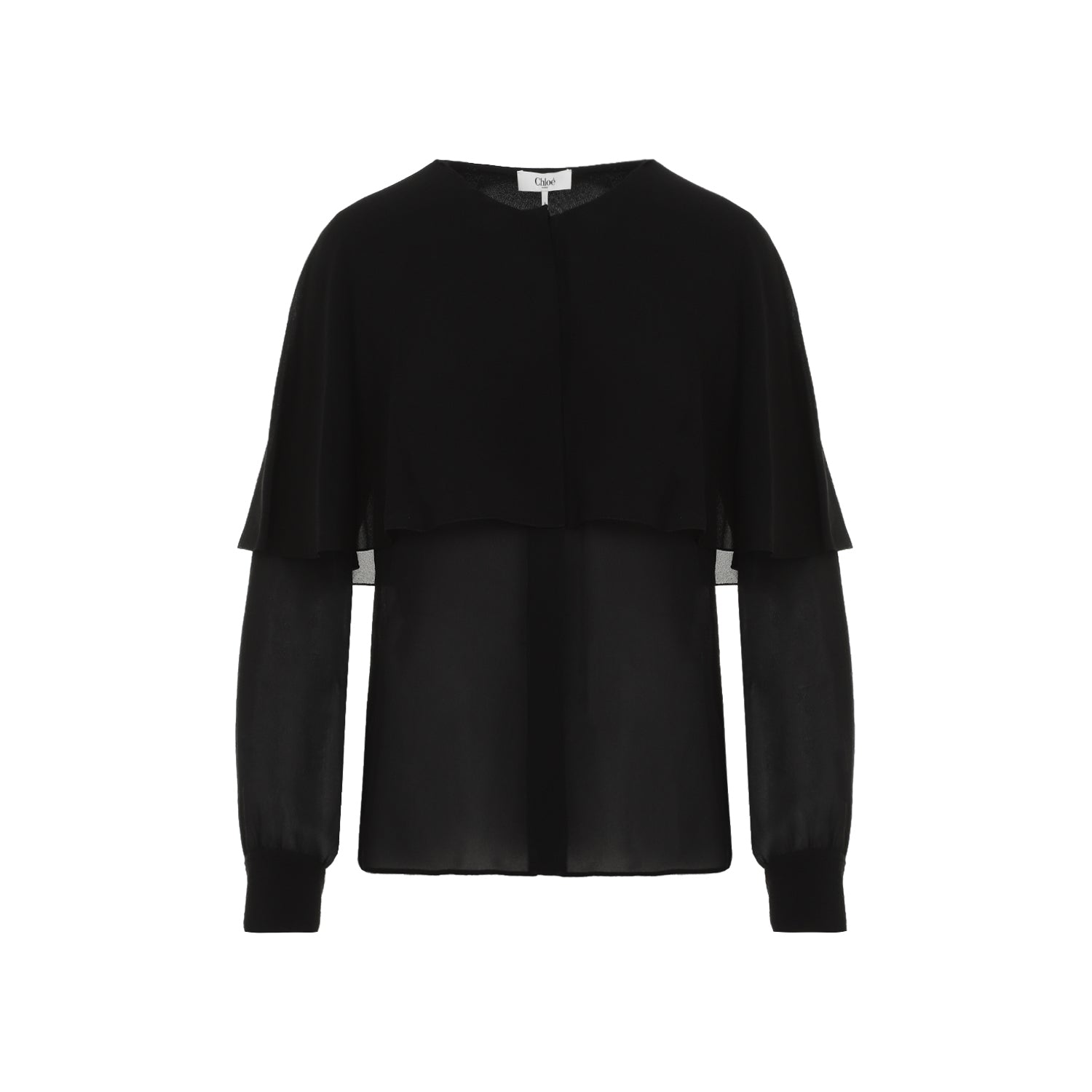 Chloé-OUTLET-SALE-Shirts SCHWARZ-ARCHIVIST