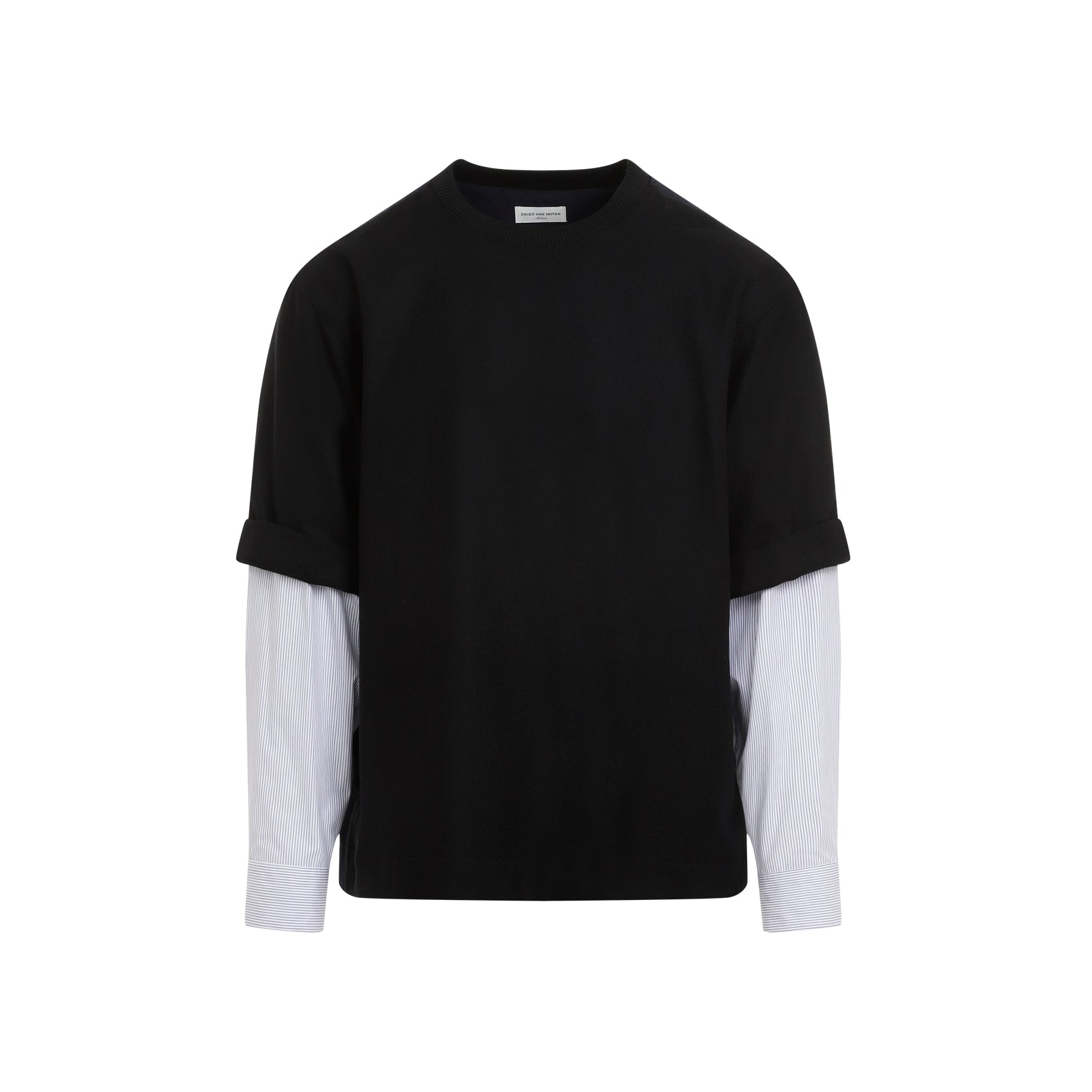 Dries Van Noten-OUTLET-SALE-Shirts SCHWARZ-ARCHIVIST