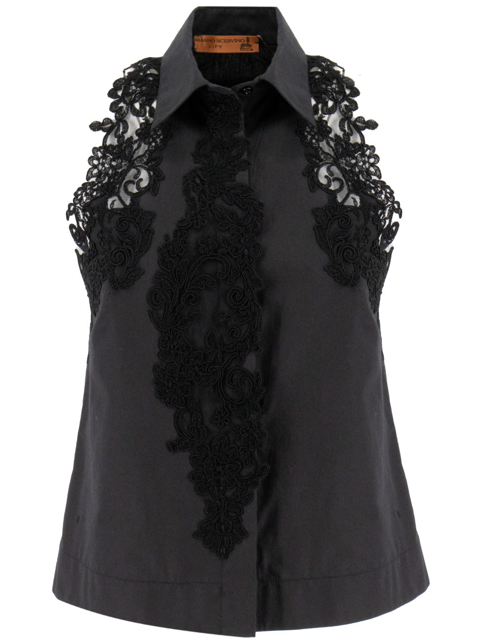 Ermanno Scervino-OUTLET-SALE-Shirts SCHWARZ-ARCHIVIST