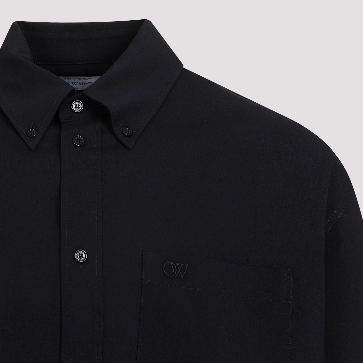 OFF-WHITE-OUTLET-SALE-Shirts SCHWARZ-ARCHIVIST