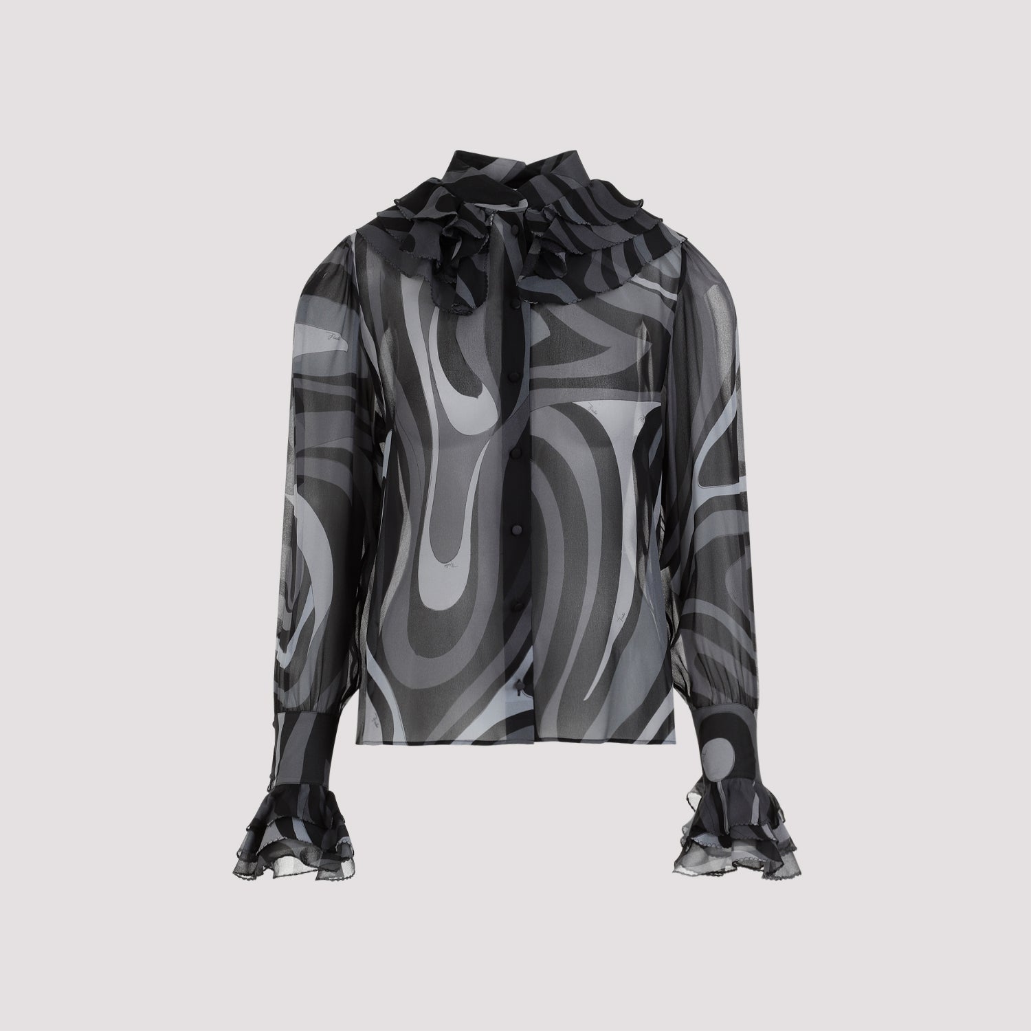 PUCCI-OUTLET-SALE-Shirts SCHWARZ-ARCHIVIST