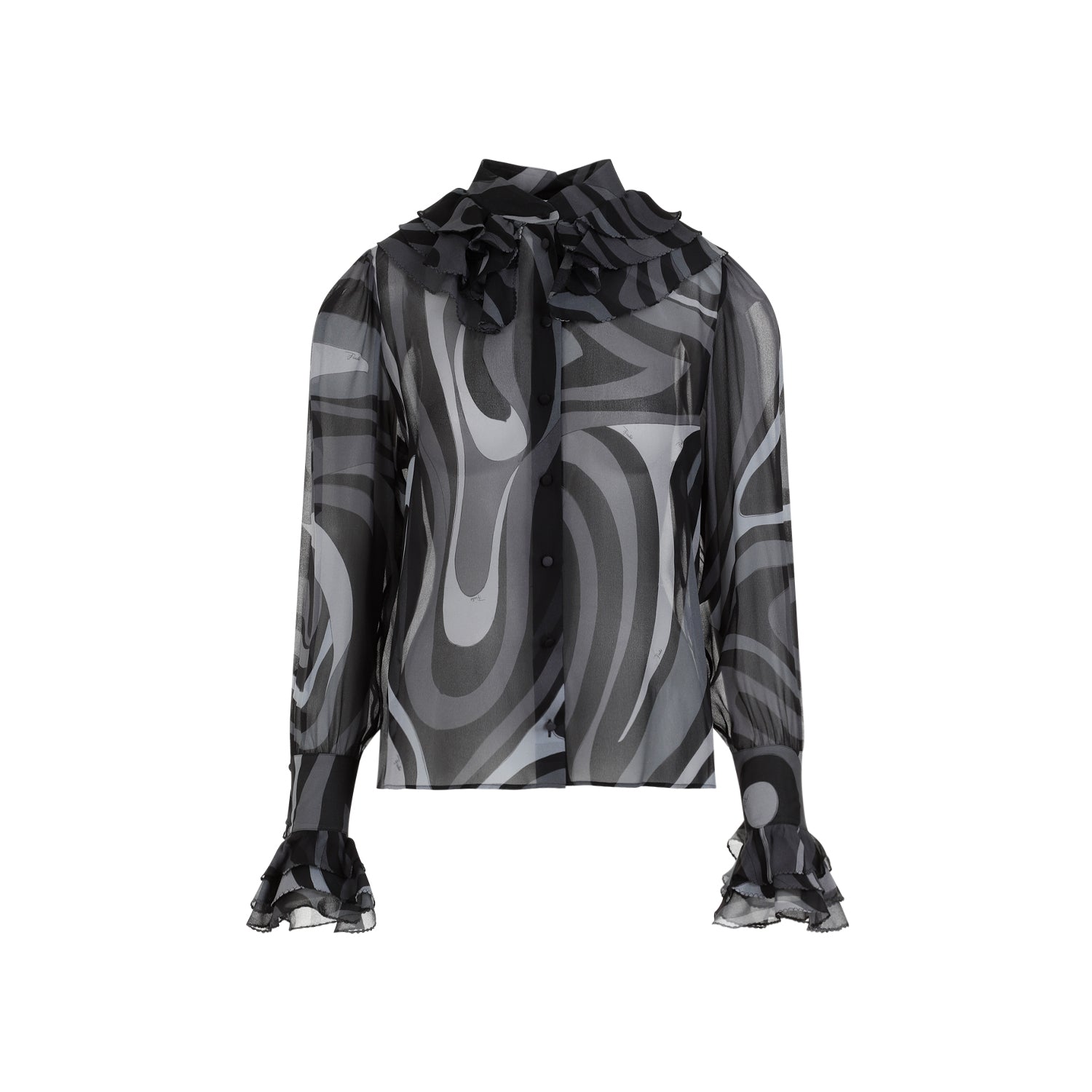 PUCCI-OUTLET-SALE-Shirts SCHWARZ-ARCHIVIST