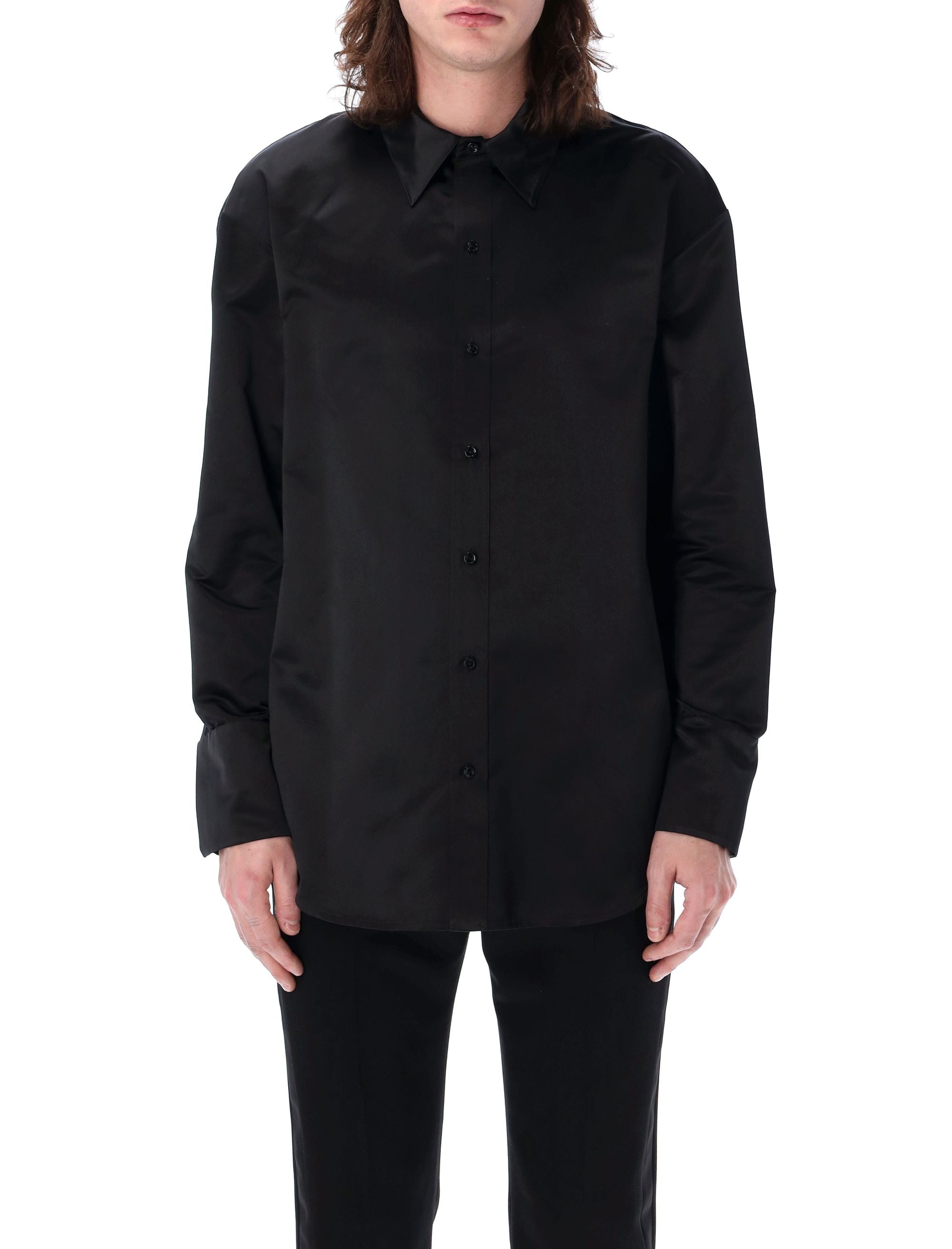 SAINT LAURENT PARIS-OUTLET-SALE-Shirts SCHWARZ-ARCHIVIST