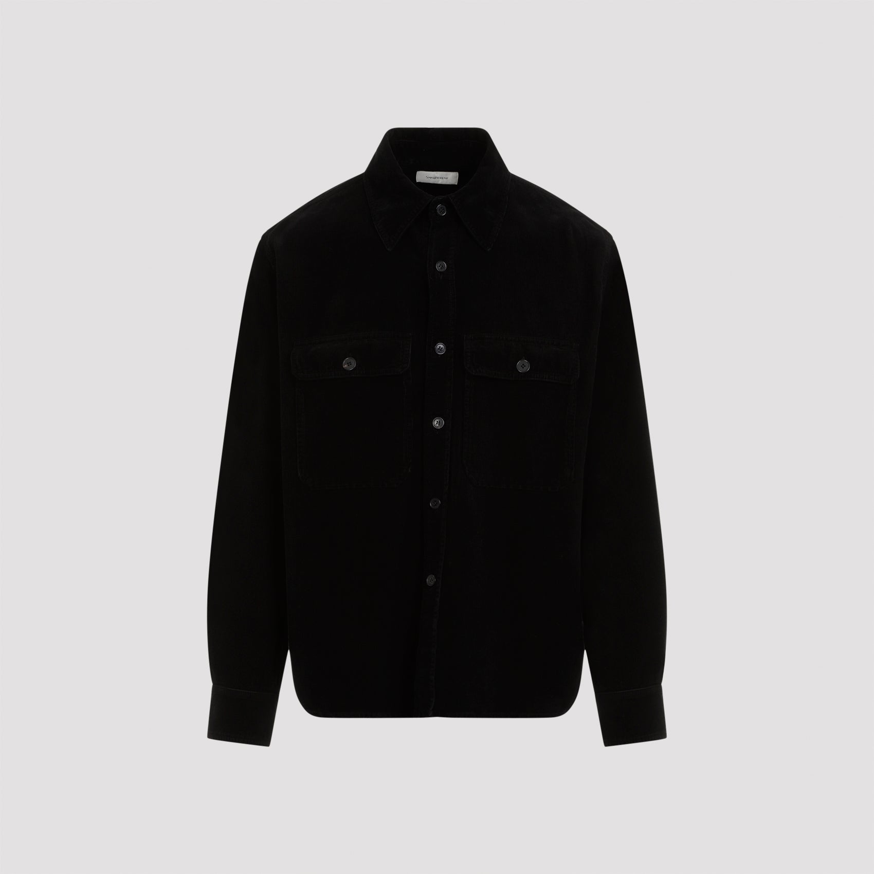 SAINT LAURENT-OUTLET-SALE-Shirts SCHWARZ-ARCHIVIST