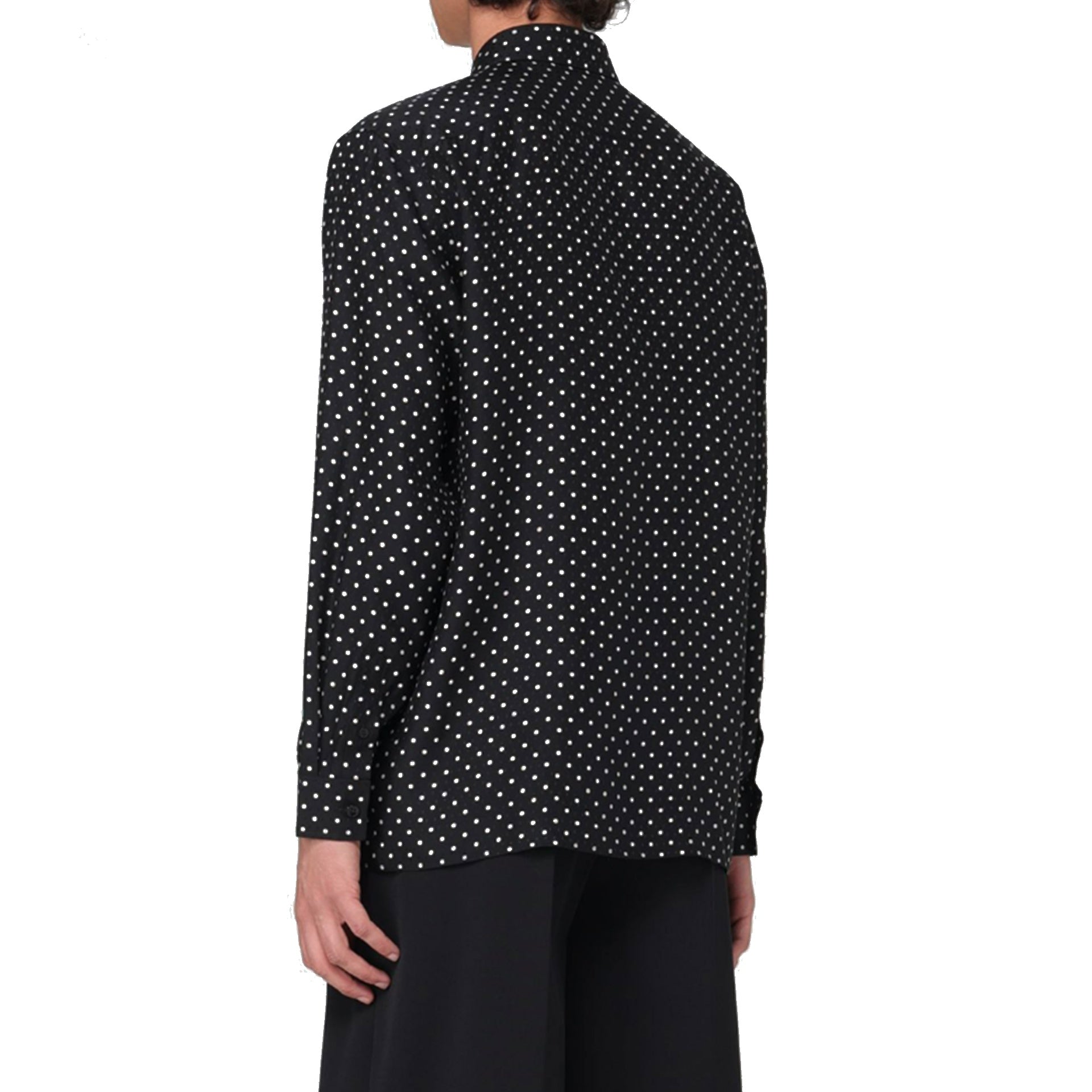 SAINT LAURENT-OUTLET-SALE-Shirts SCHWARZ-ARCHIVIST