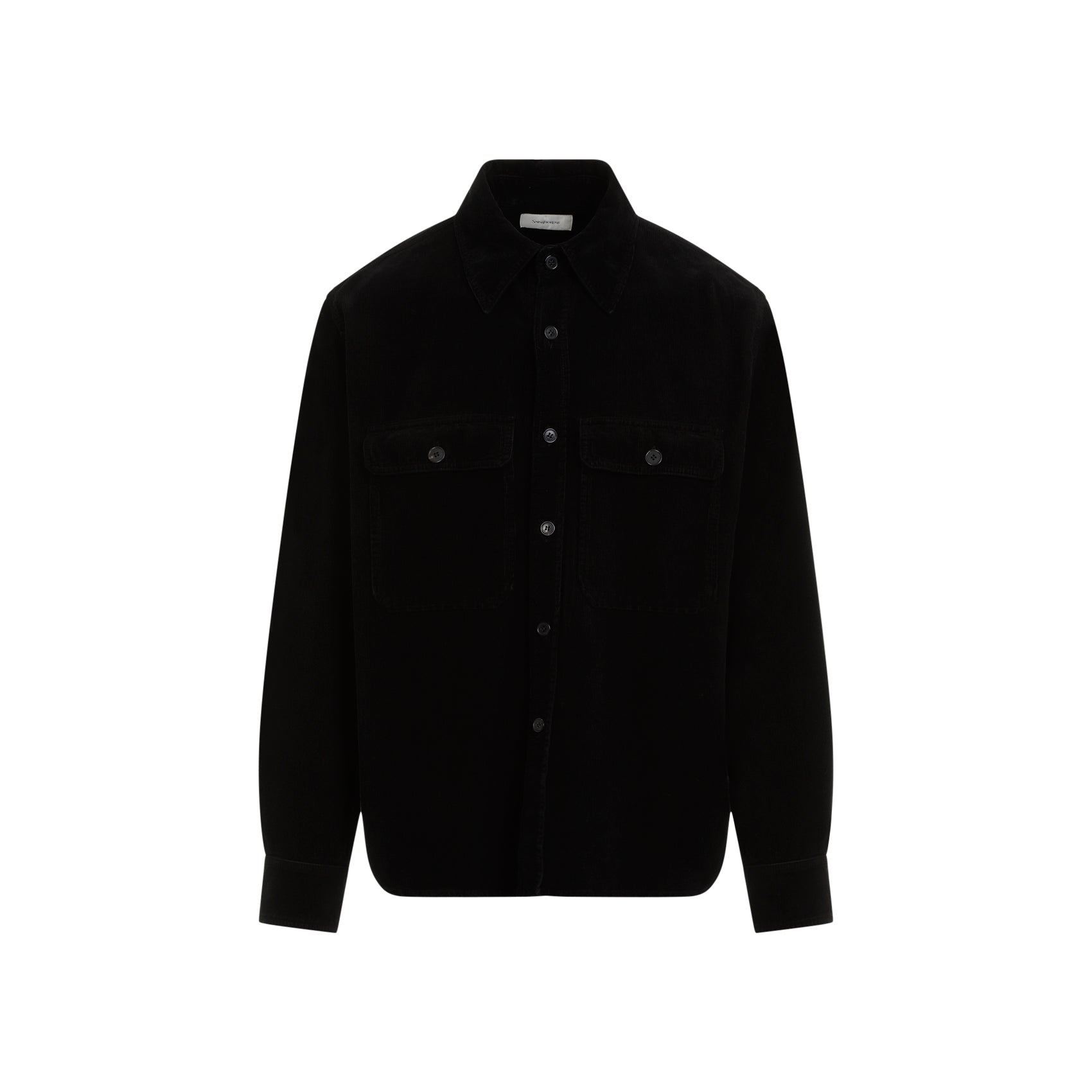 SAINT LAURENT-OUTLET-SALE-Shirts SCHWARZ-ARCHIVIST