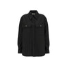 SAINT LAURENT-OUTLET-SALE-Shirts SCHWARZ-ARCHIVIST