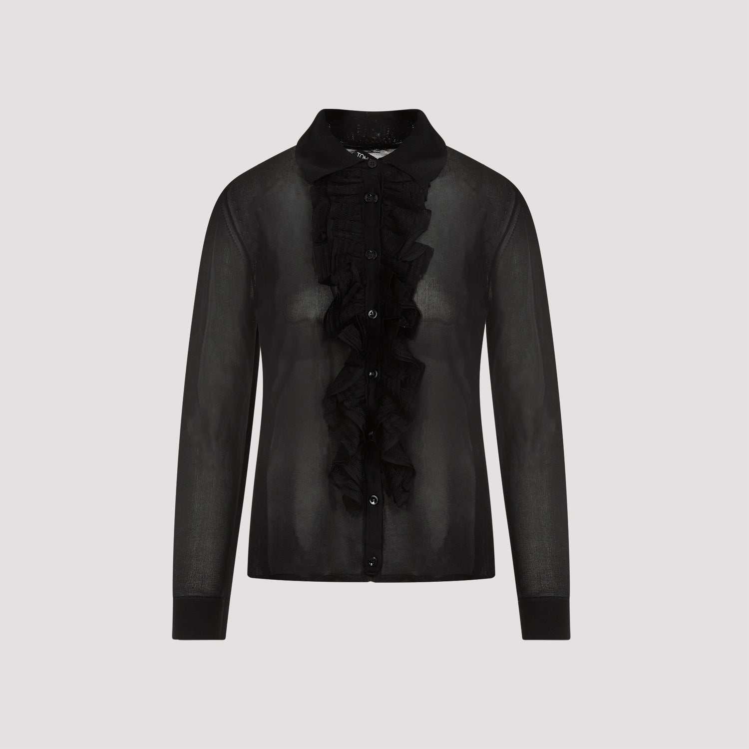 TOM FORD-OUTLET-SALE-Shirts SCHWARZ-ARCHIVIST