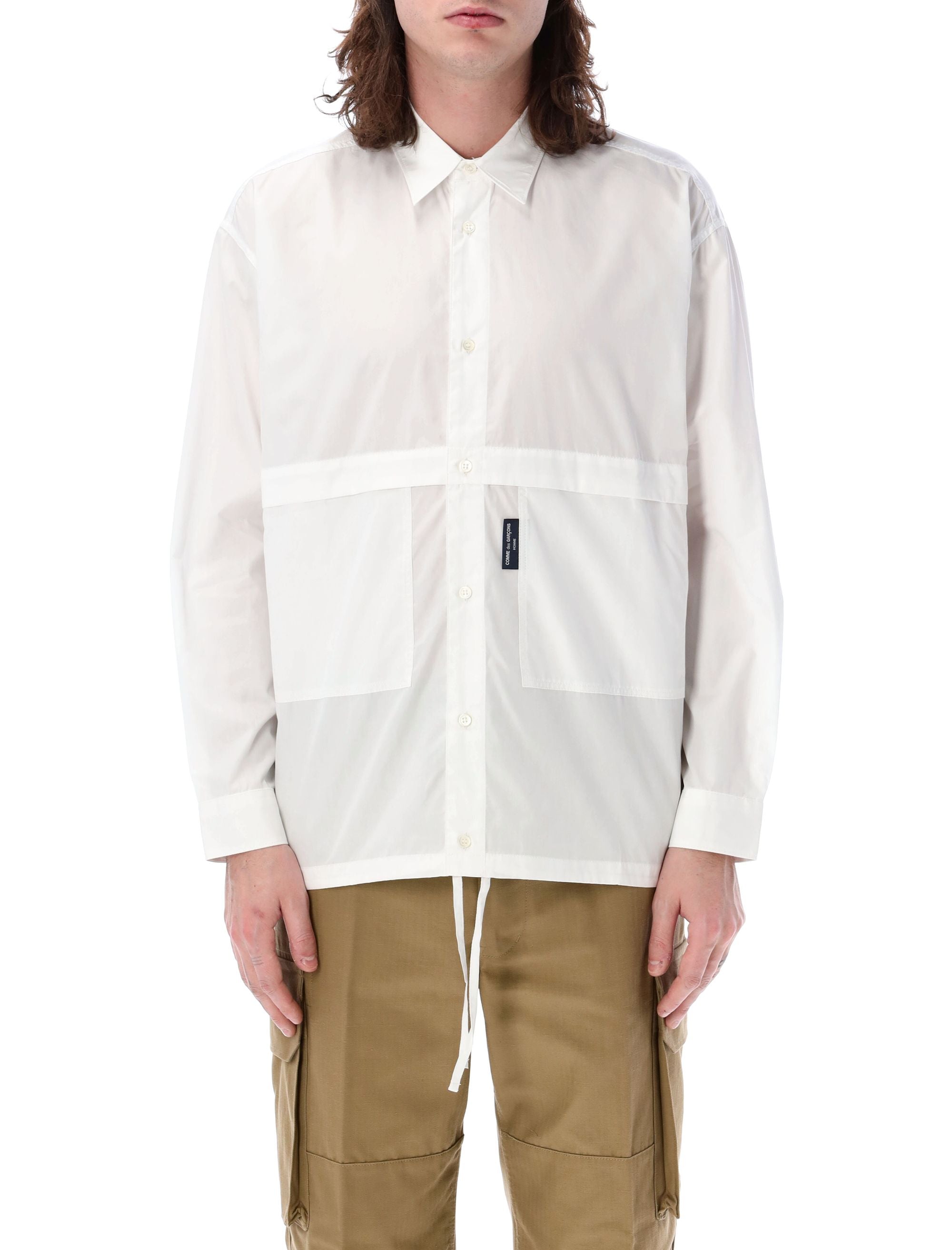 COMME DES GARÇONS HOMME-OUTLET-SALE-Shirts WEISS-ARCHIVIST