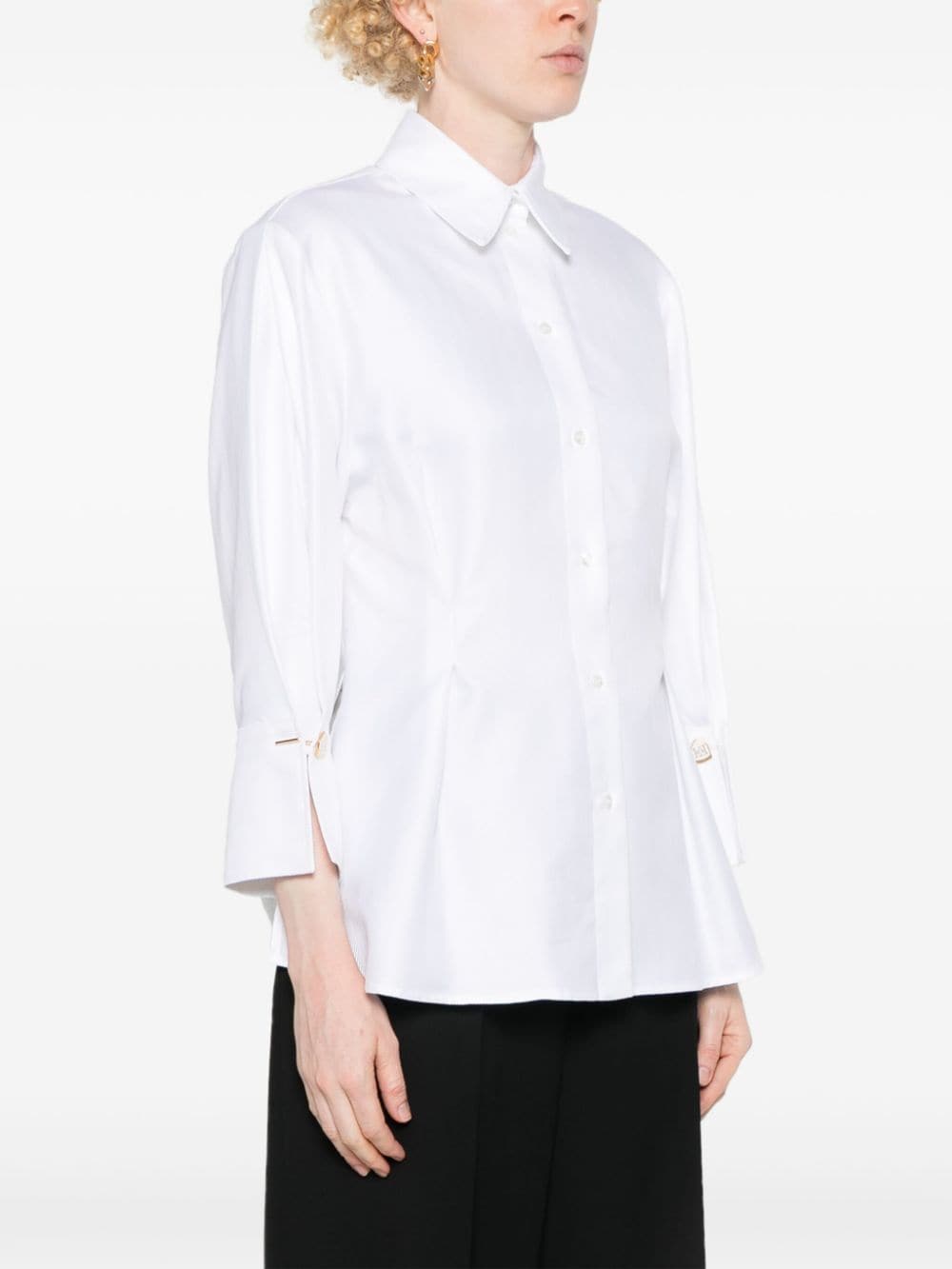 Elisabetta Franchi-OUTLET-SALE-Shirts WEISS-ARCHIVIST