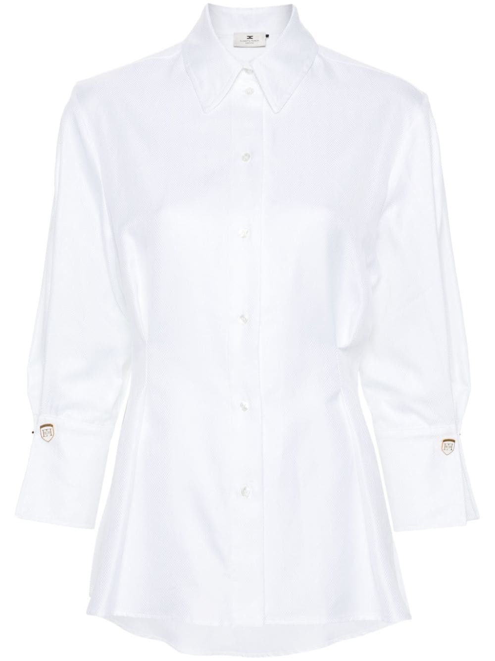 Elisabetta Franchi-OUTLET-SALE-Shirts WEISS-ARCHIVIST