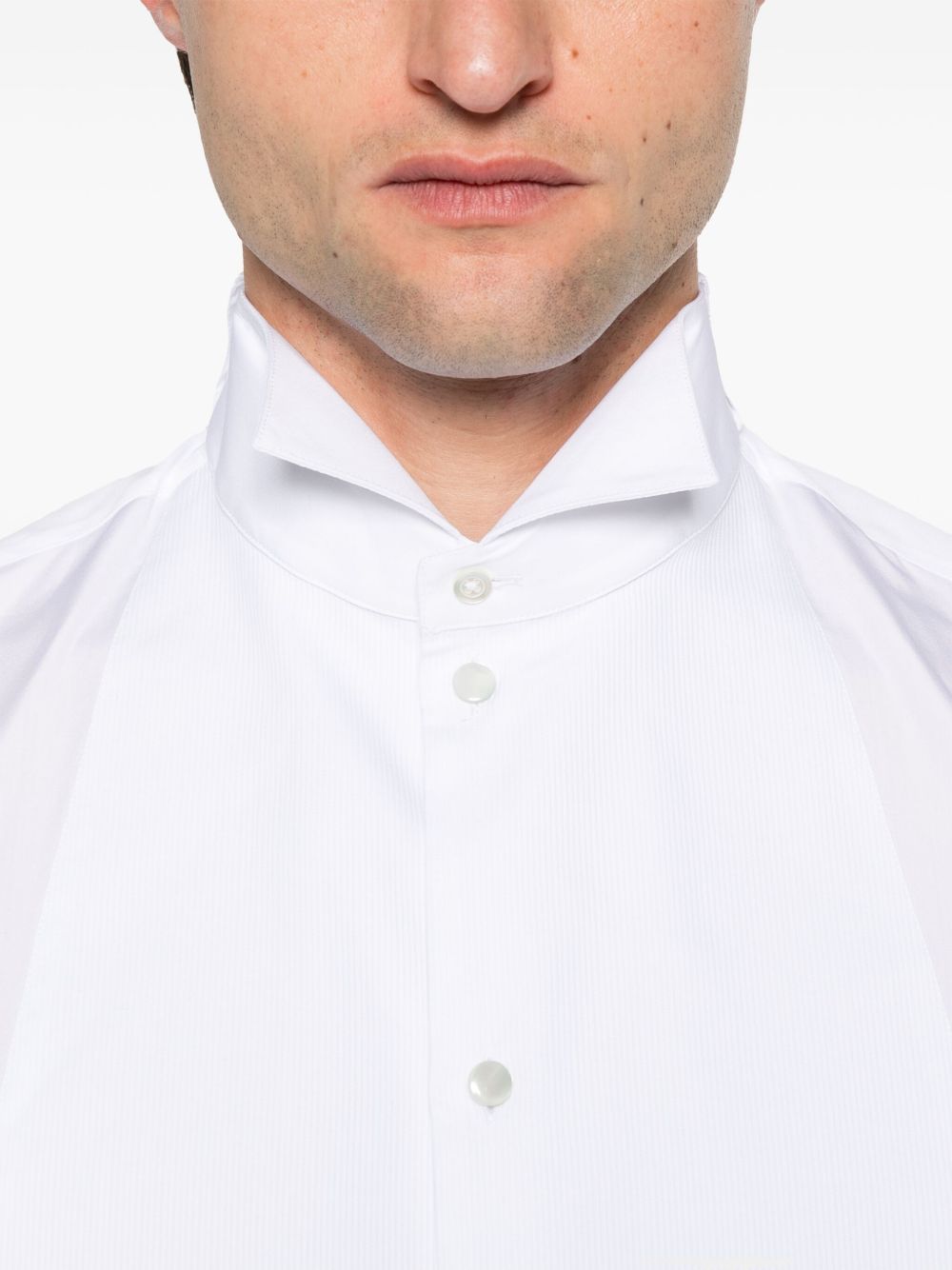 Emporio Armani-OUTLET-SALE-Shirts WEISS-ARCHIVIST