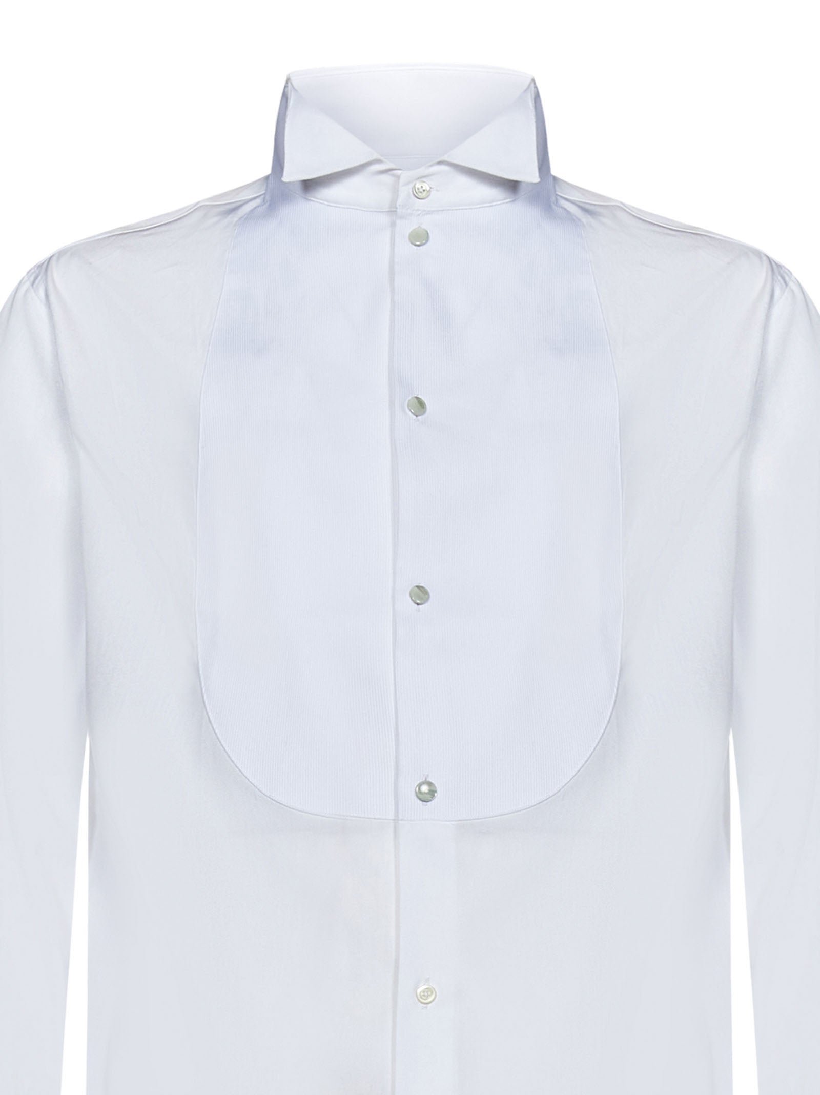 Emporio Armani-OUTLET-SALE-Shirts WEISS-ARCHIVIST
