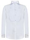 Emporio Armani-OUTLET-SALE-Shirts WEISS-ARCHIVIST