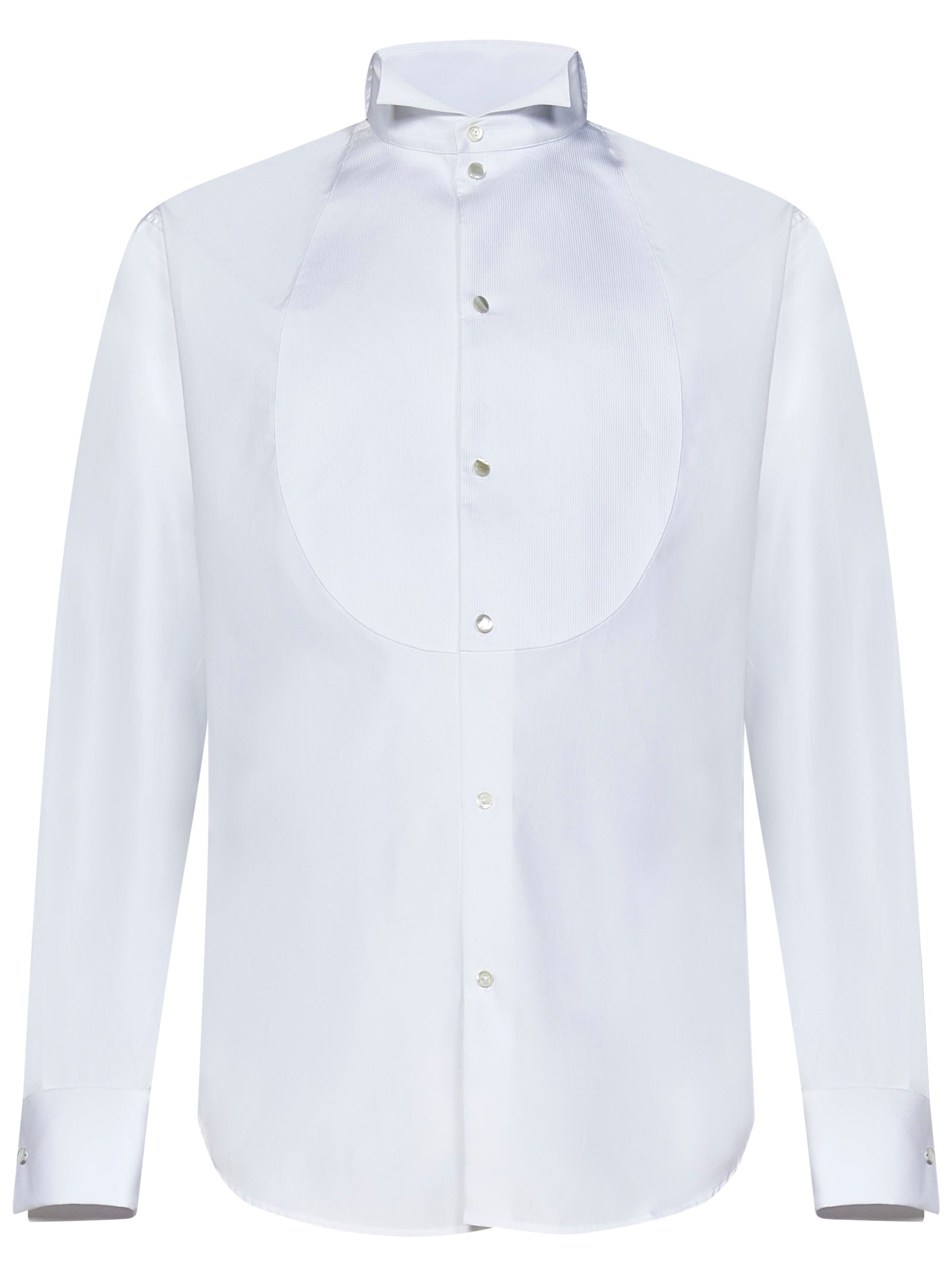 Emporio Armani-OUTLET-SALE-Shirts WEISS-ARCHIVIST