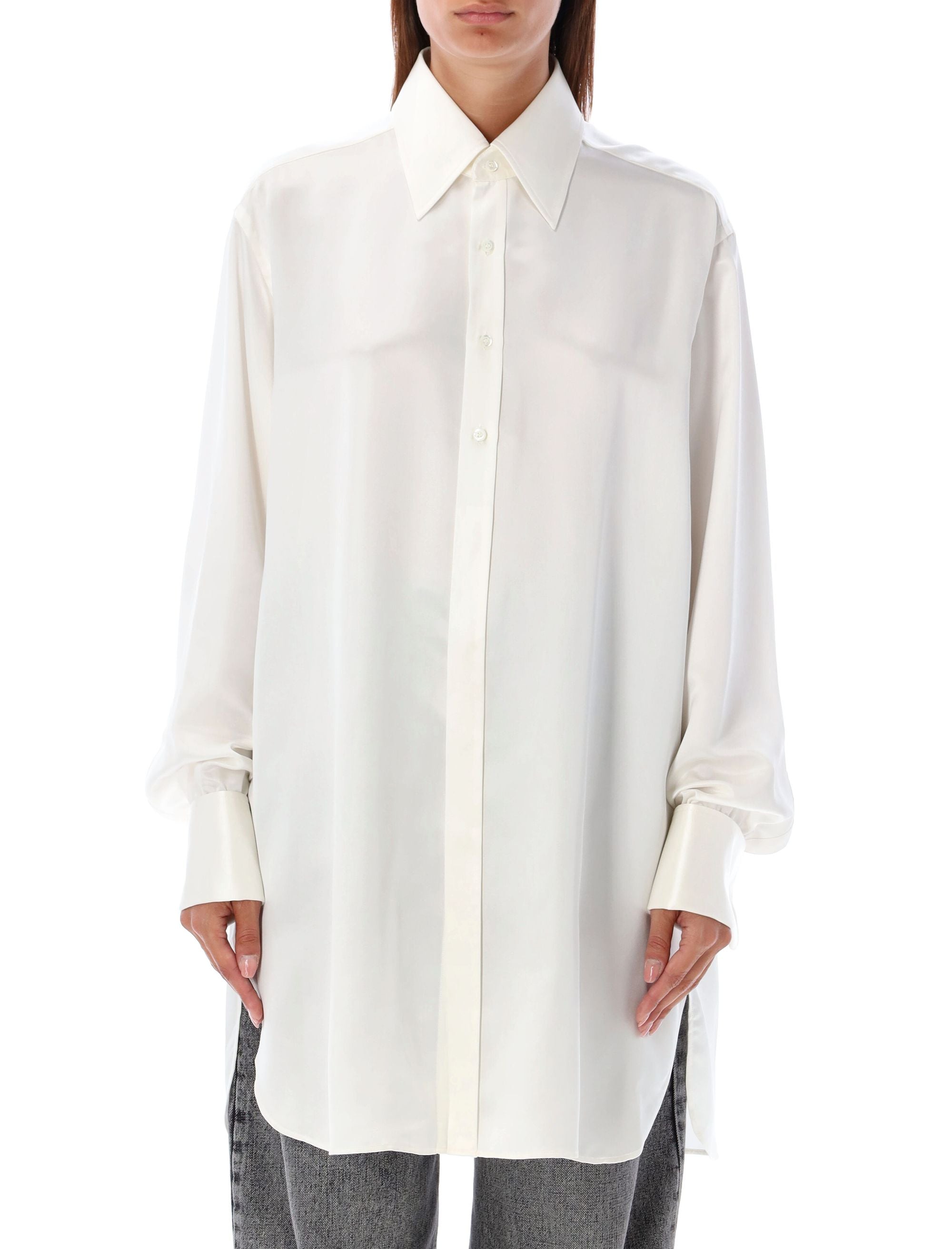 MAISON MARGIELA-OUTLET-SALE-Shirts WEISS-ARCHIVIST