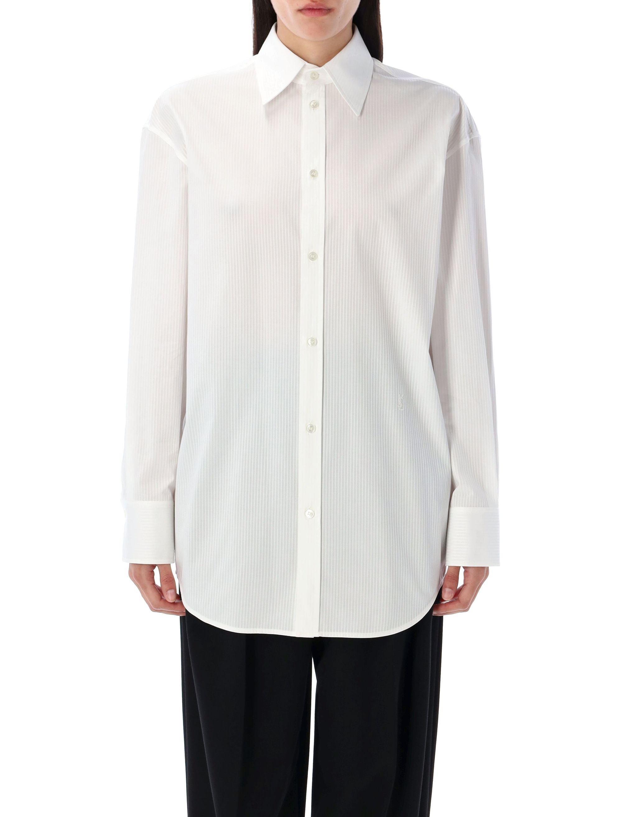 Saint Laurent Paris-OUTLET-SALE-Shirts WEISS-ARCHIVIST