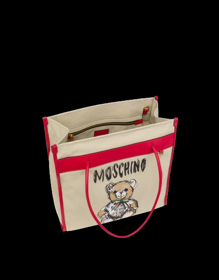 MOSCHINO-OUTLET-SALE-Shopper BEIGE-ARCHIVIST