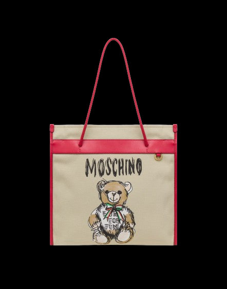 MOSCHINO-OUTLET-SALE-Shopper BEIGE-ARCHIVIST