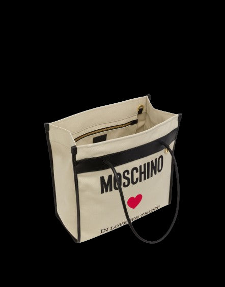 Moschino-OUTLET-SALE-Shopper BEIGE-ARCHIVIST