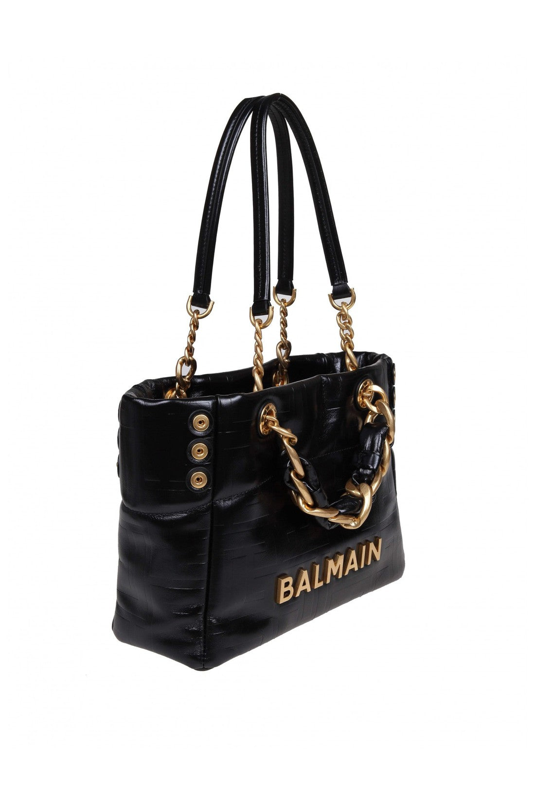 BALMAIN-OUTLET-SALE-Shopper Schwarz-ARCHIVIST