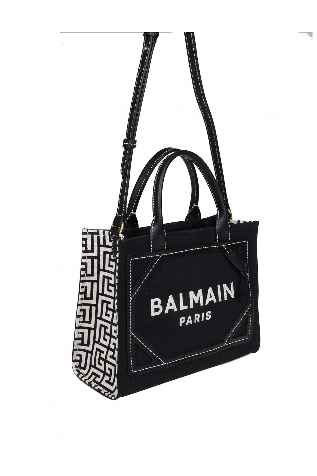 BALMAIN-OUTLET-SALE-Shopper Schwarz-ARCHIVIST