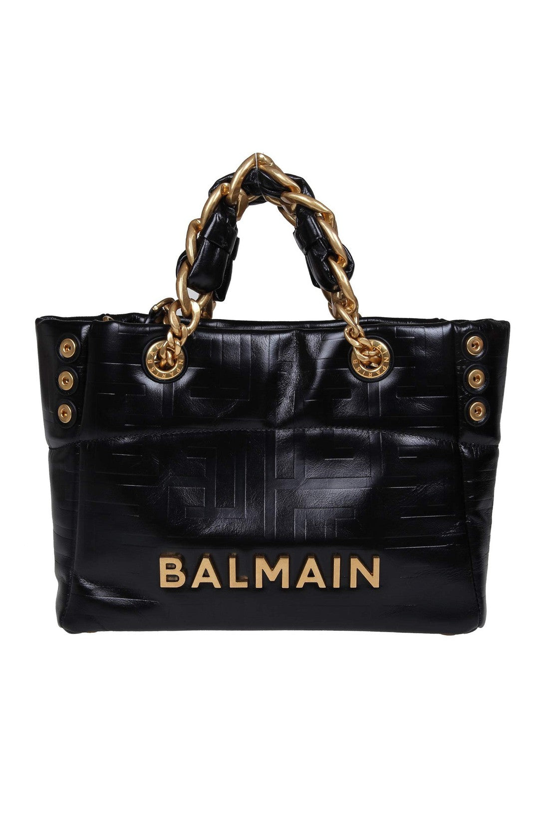 BALMAIN-OUTLET-SALE-Shopper Schwarz-ARCHIVIST