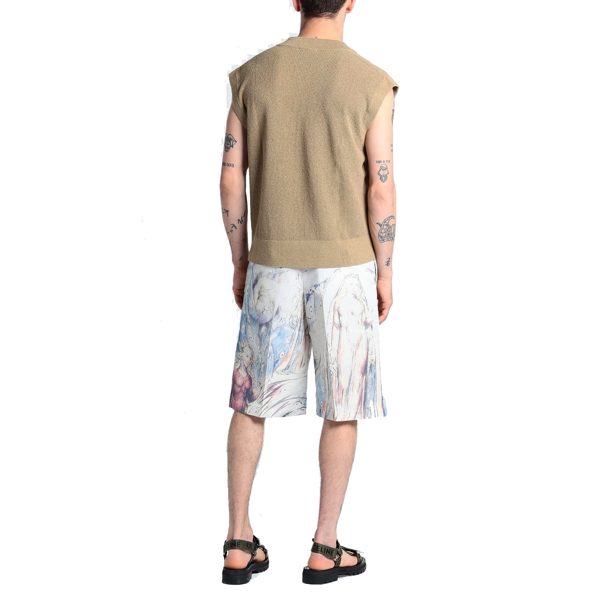 ALEXANDER MCQUEEN-OUTLET-SALE-Short Beige-ARCHIVIST