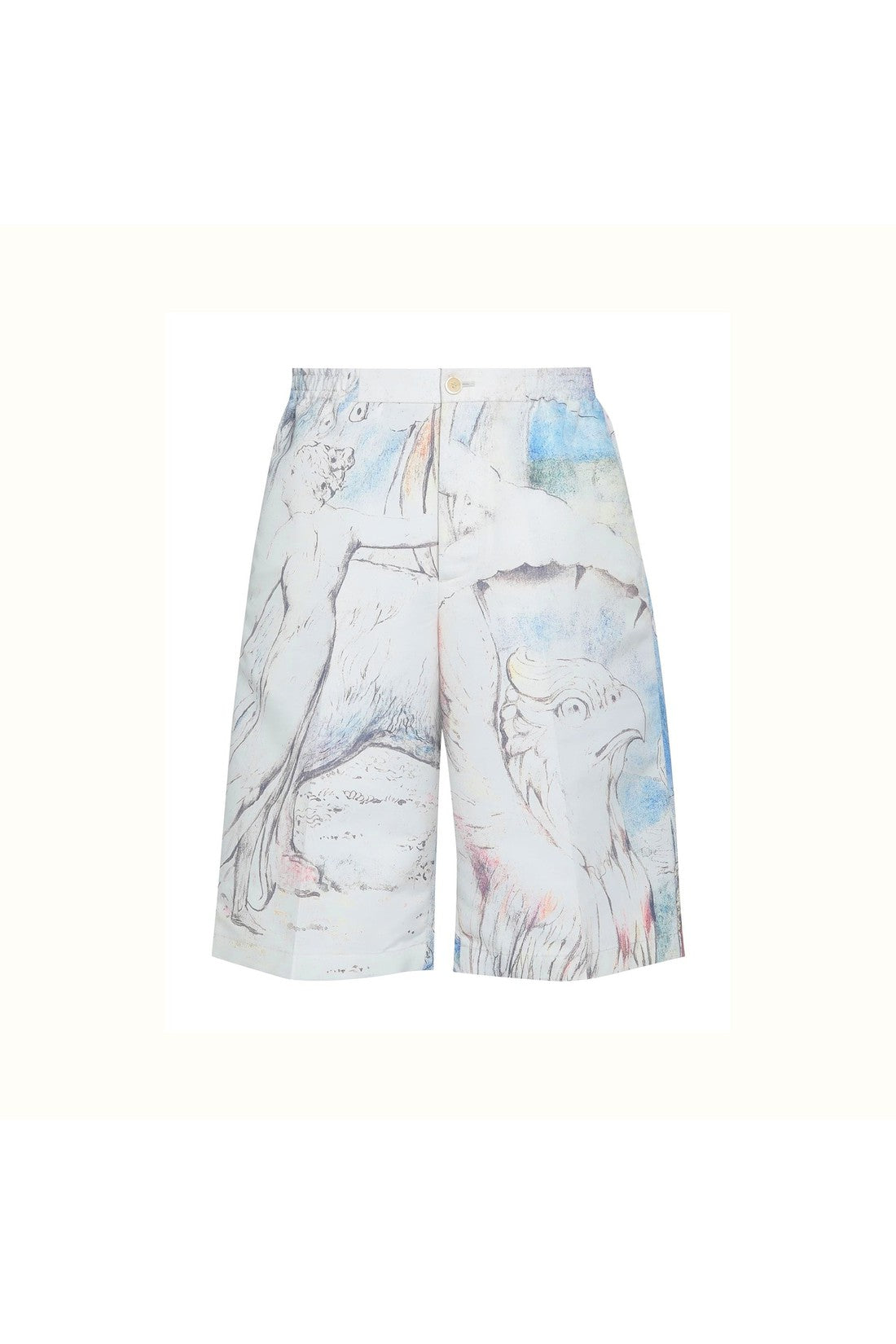 ALEXANDER MCQUEEN-OUTLET-SALE-Short Beige-ARCHIVIST