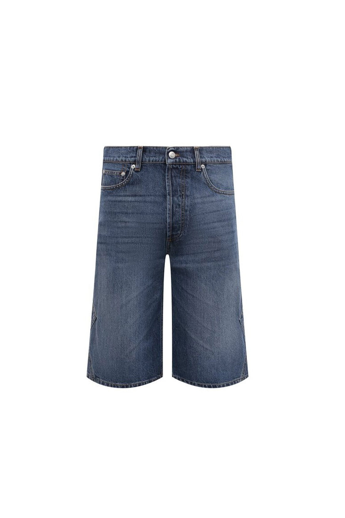 ALEXANDER MCQUEEN-OUTLET-SALE-Short Blau-ARCHIVIST