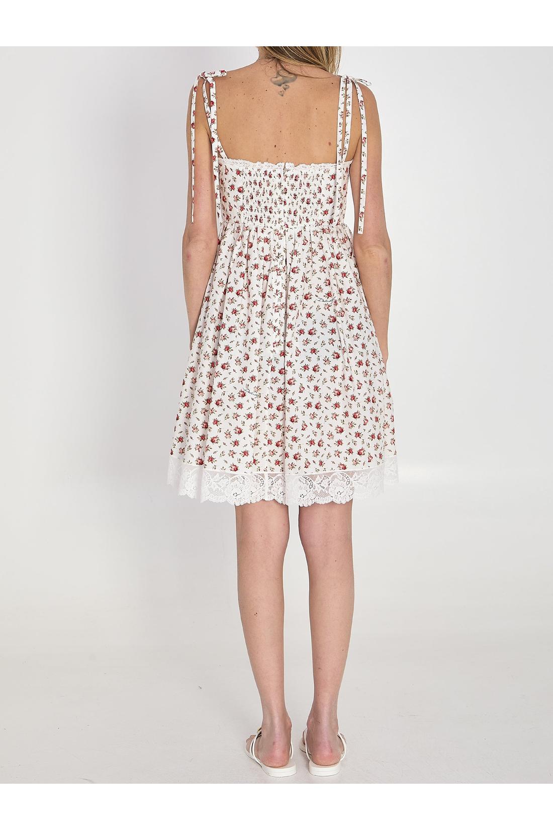 Dolce & Gabbana-OUTLET-SALE-Short poplin dress-ARCHIVIST