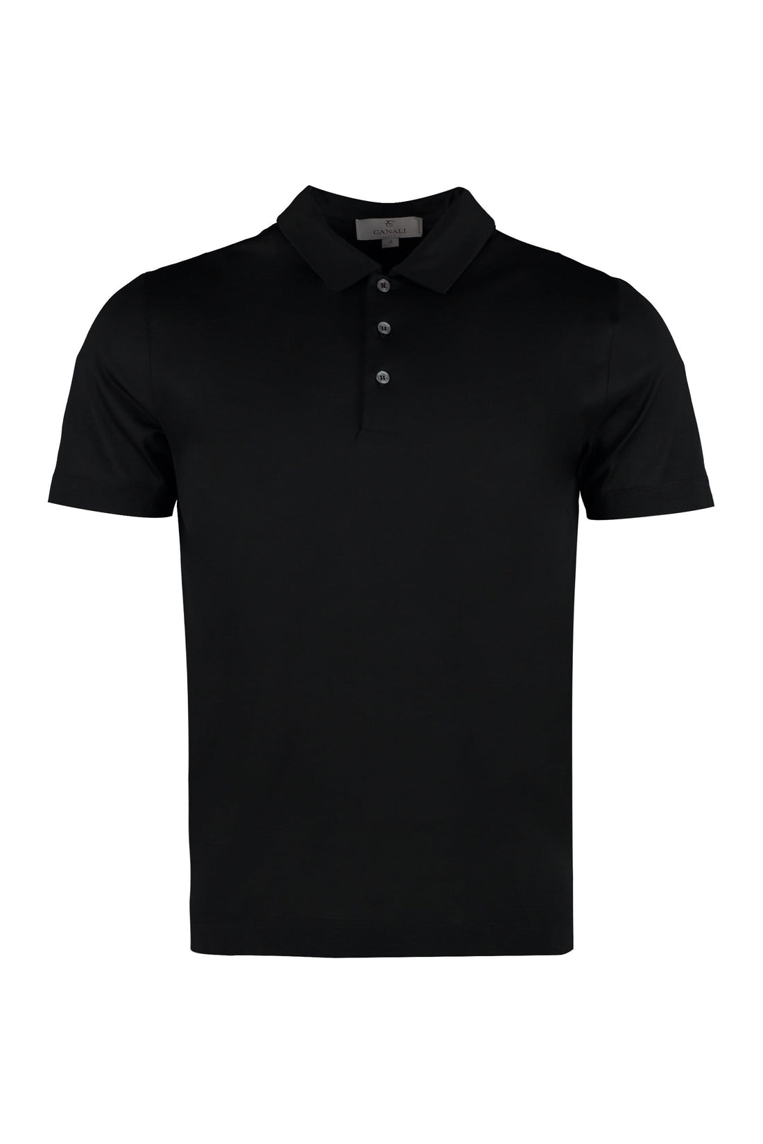 Canali-OUTLET-SALE-Short sleeve cotton polo shirt-ARCHIVIST