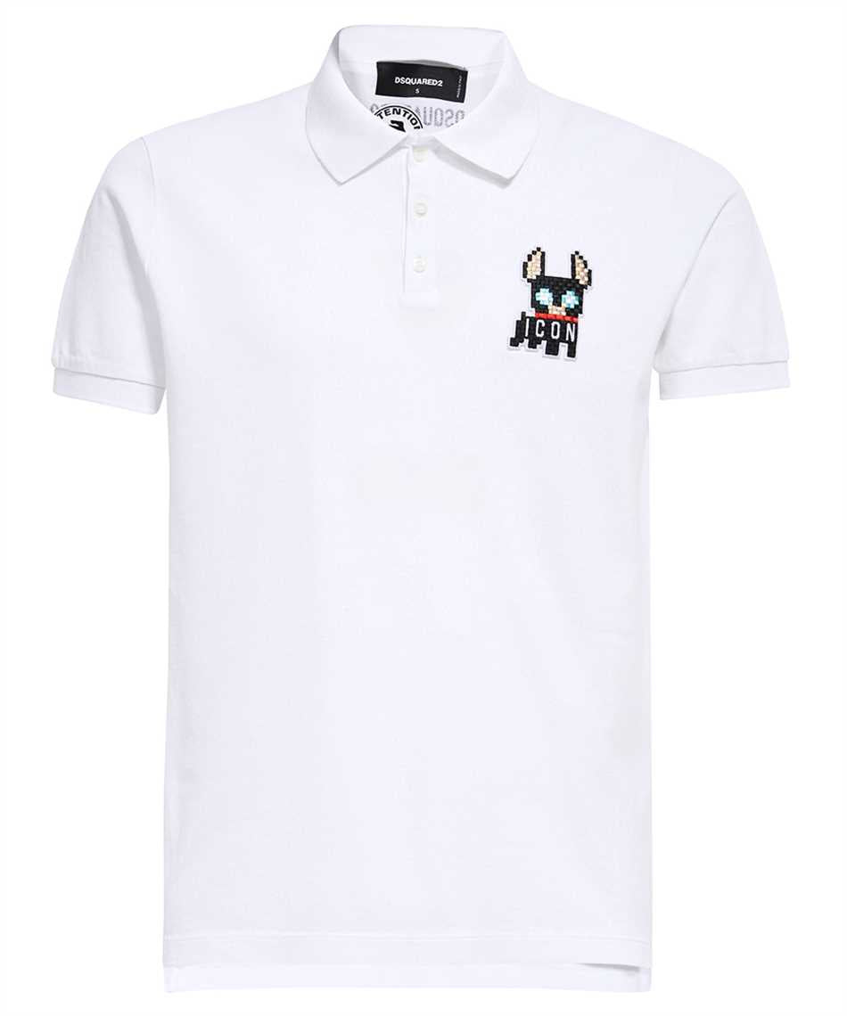 Dsquared2-OUTLET-SALE-Short sleeve cotton polo shirt-ARCHIVIST