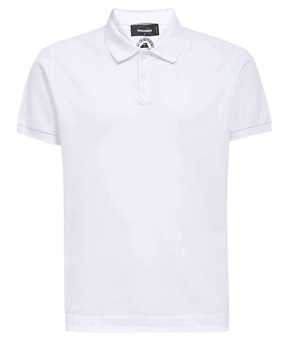 Dsquared2-OUTLET-SALE-Short sleeve cotton polo shirt-ARCHIVIST