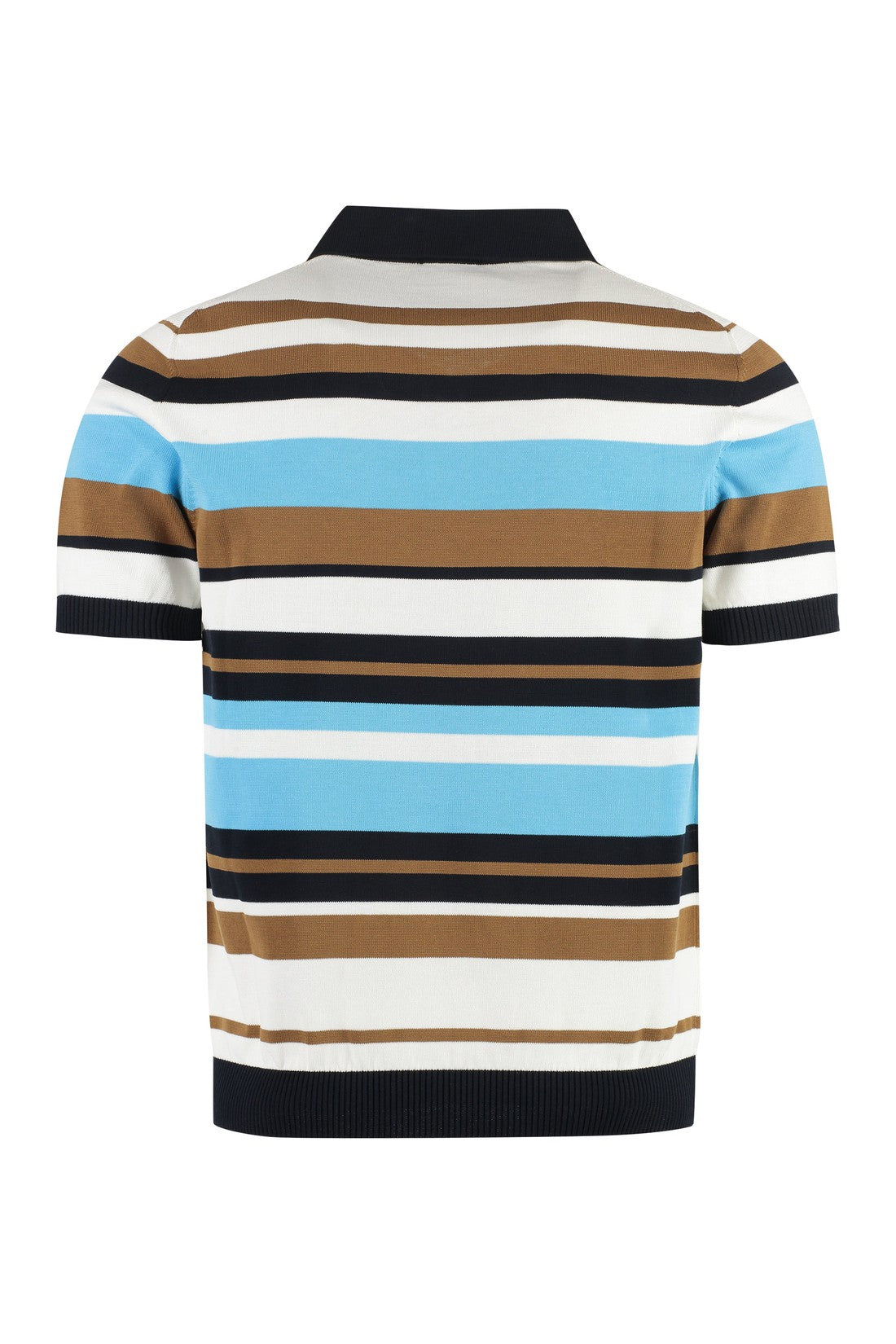 Piralo-OUTLET-SALE-Short sleeve cotton polo shirt-ARCHIVIST