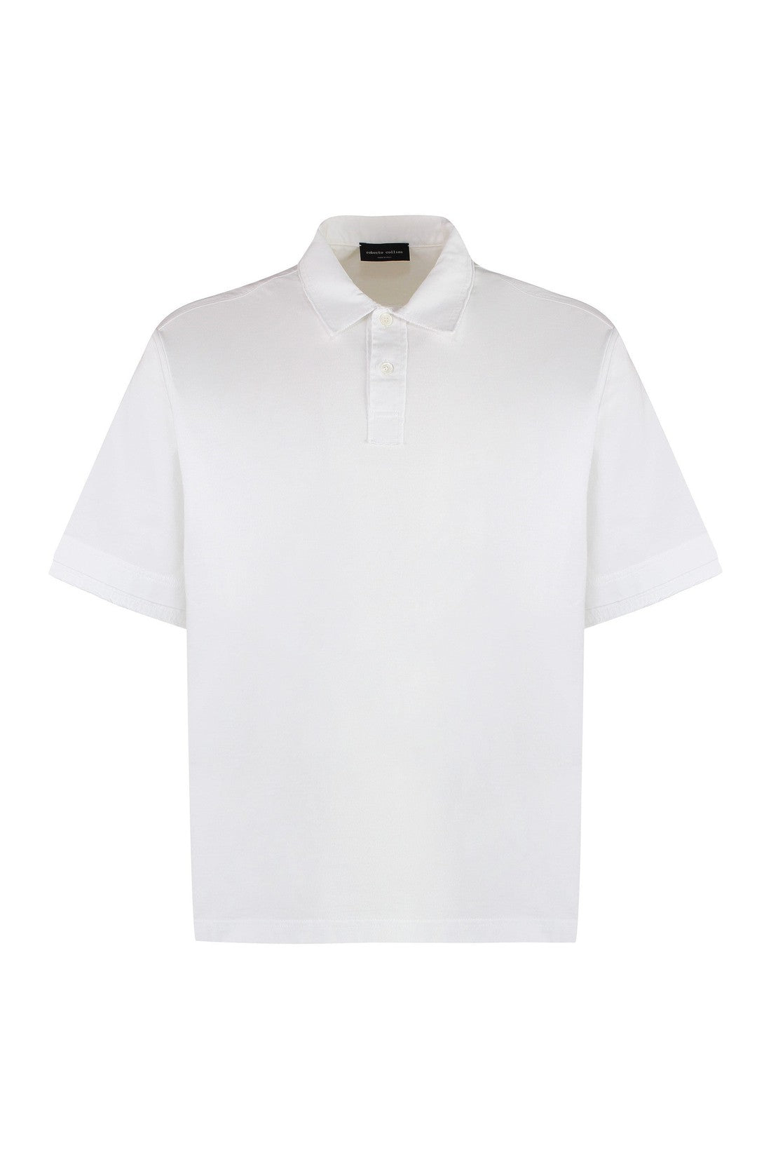 Roberto Collina-OUTLET-SALE-Short sleeve cotton polo shirt-ARCHIVIST