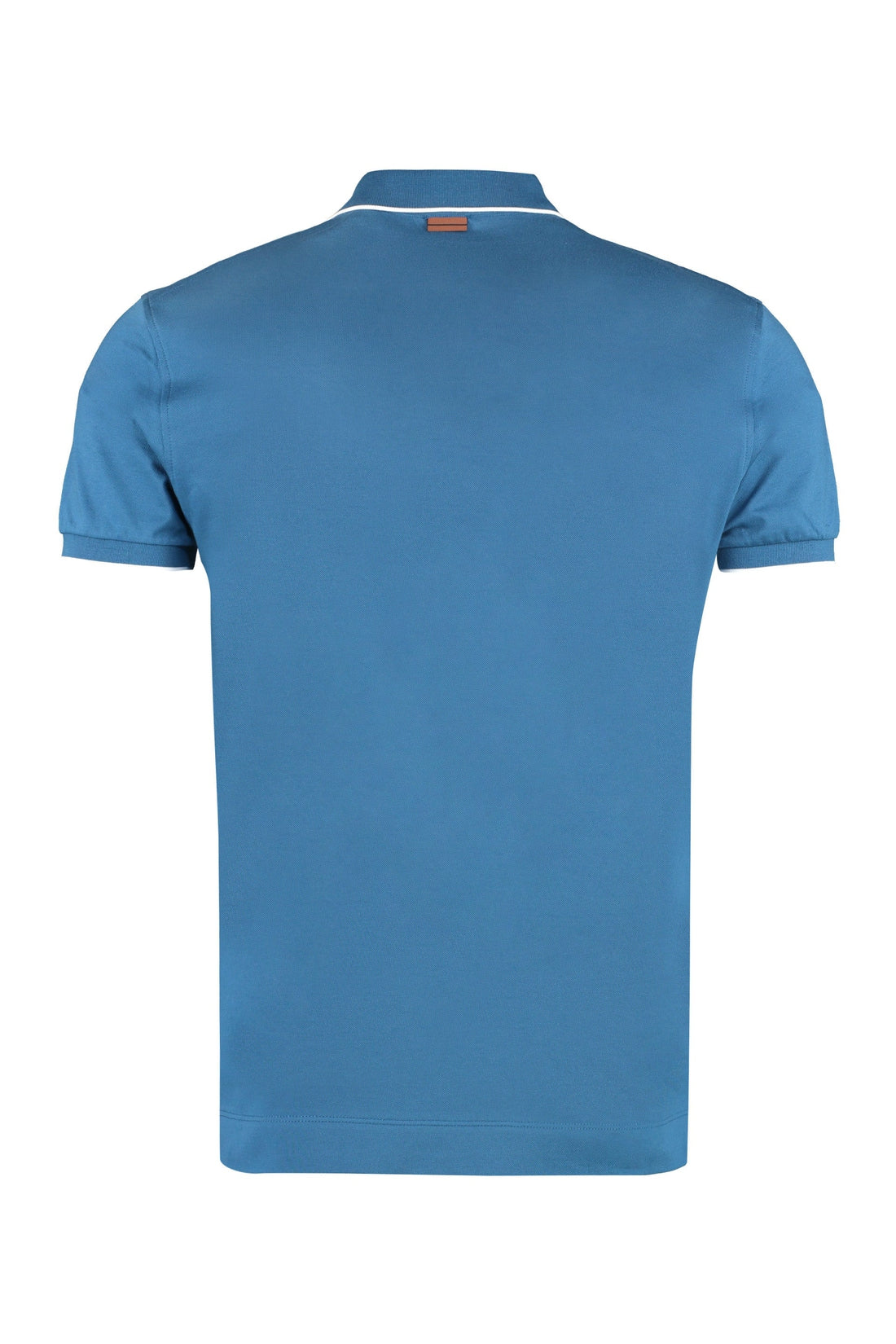 Zegna-OUTLET-SALE-Short sleeve cotton polo shirt-ARCHIVIST