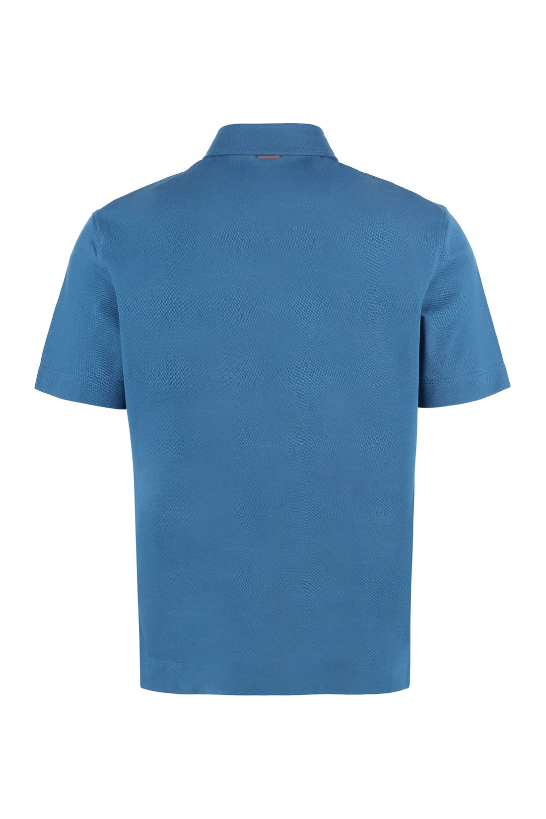Zegna-OUTLET-SALE-Short sleeve cotton polo shirt-ARCHIVIST