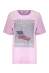 M Missoni-OUTLET-SALE-Short sleeve printed cotton t-shirt-ARCHIVIST