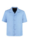 Bottega Veneta-OUTLET-SALE-Short sleeve silk blend shirt-ARCHIVIST