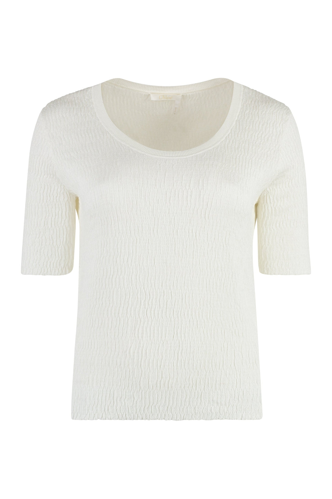 Chloé-OUTLET-SALE-Short sleeve sweater-ARCHIVIST