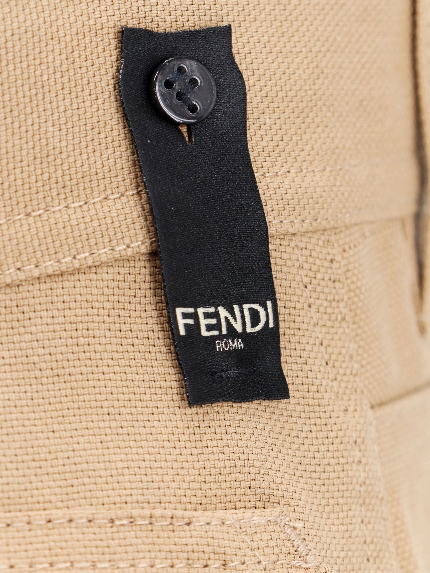 FENDI-OUTLET-SALE-Shorts BEIGE-ARCHIVIST