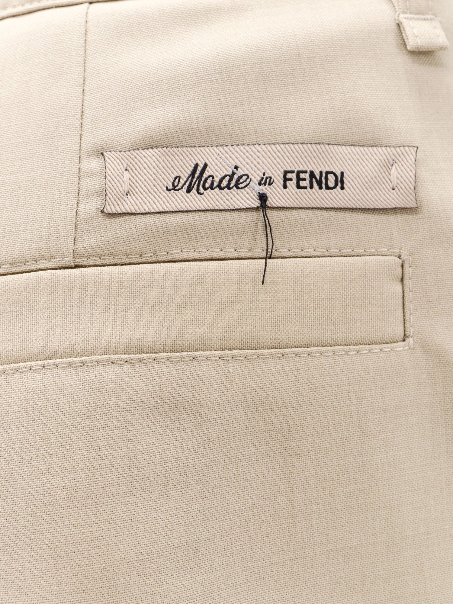 FENDI-OUTLET-SALE-Shorts BEIGE-ARCHIVIST